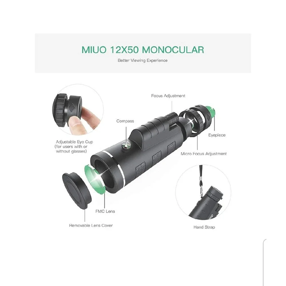 Monocular Telescope - 12X50 High Power